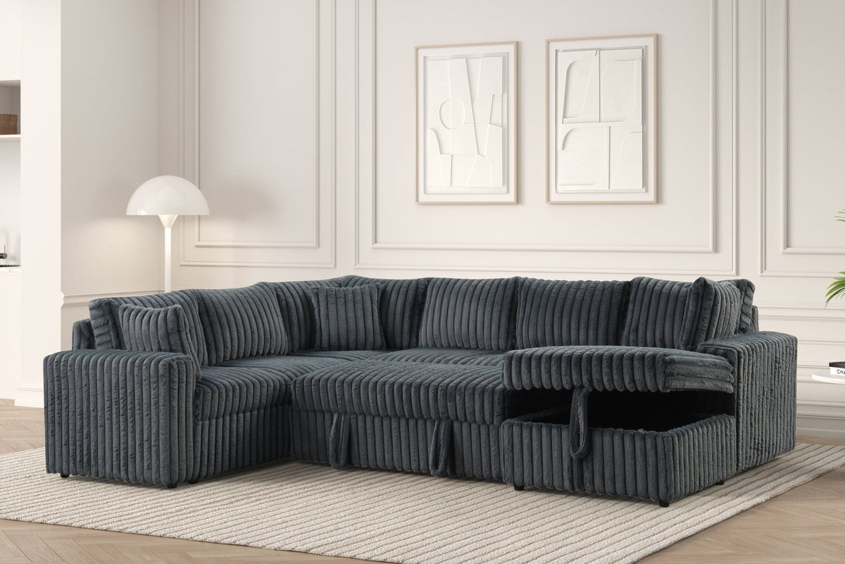 Forever Sectional — Pull-Out Bed & Storage Chaise