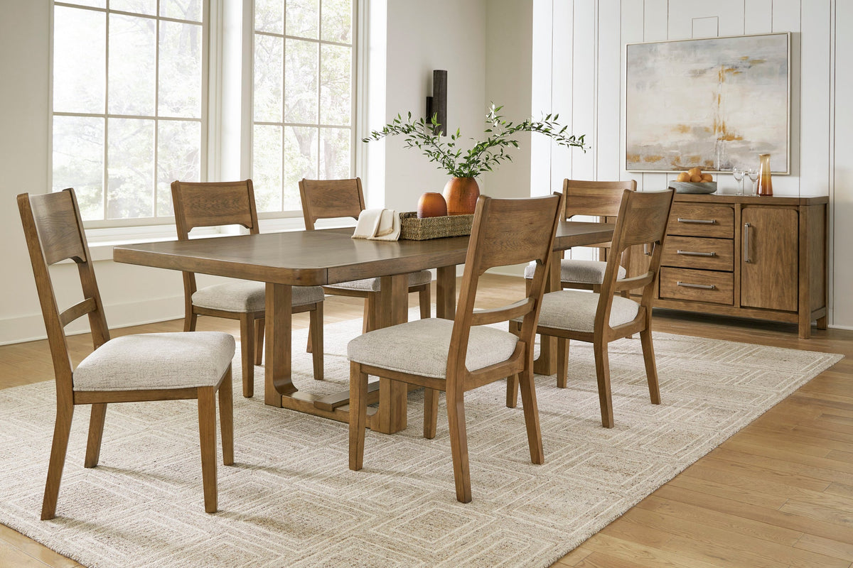 Ashley D974-35 7-Piece Dining Set — Extension Table with 24" Leaf