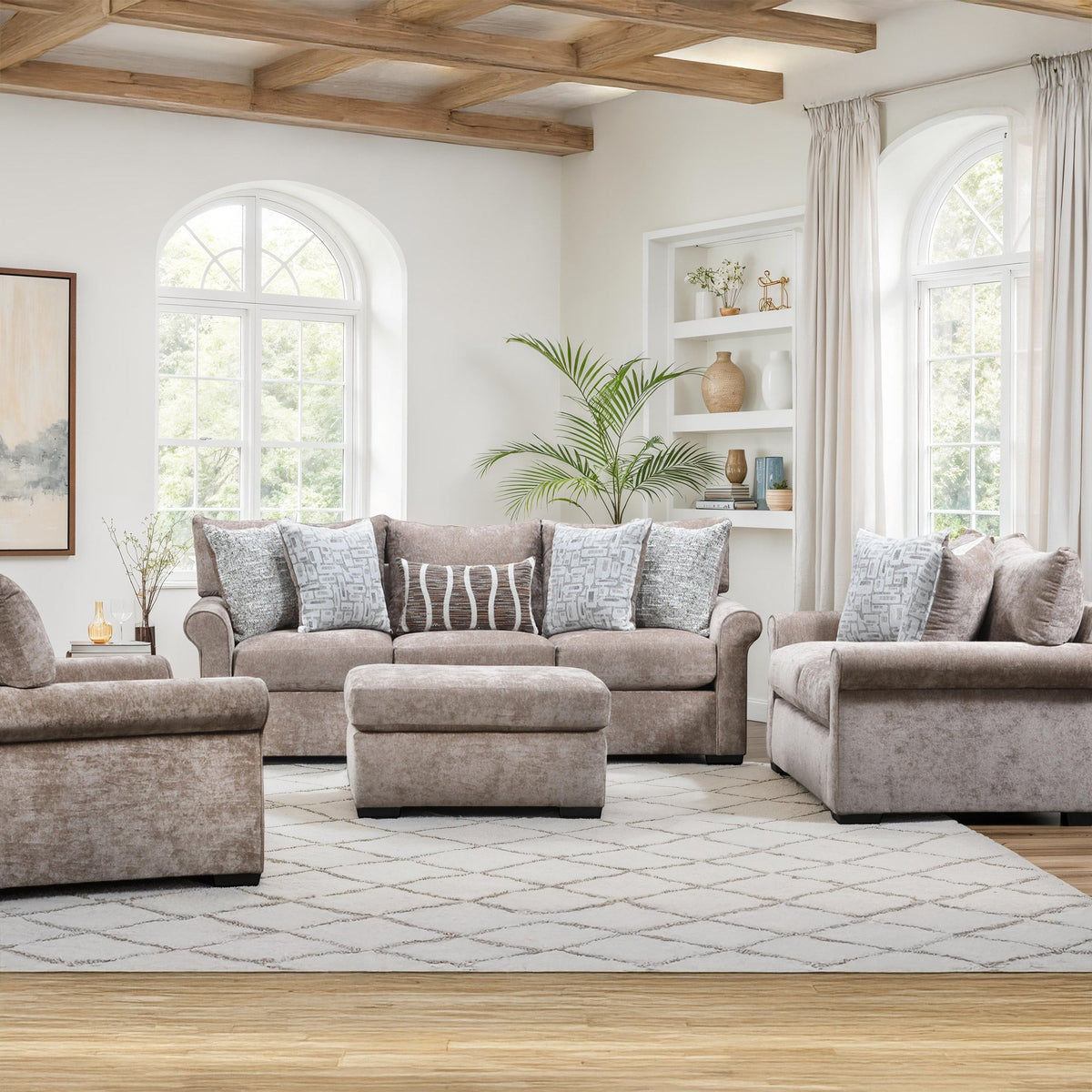 Behold 2540 Sofa & Loveseat Set — 90" Sofa & 64.5" Loveseat