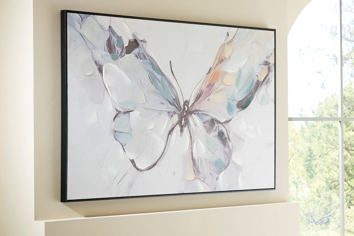 Ashley A8000487 Wall Art — Hand-Painted Gallery-Wrapped Canvas