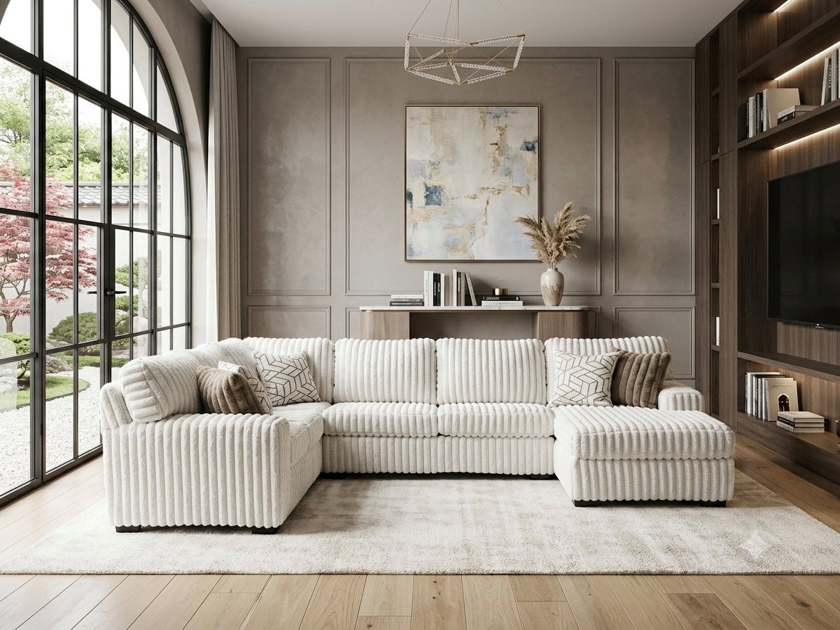 9800 Sectional with Chaise — 3 Colorways