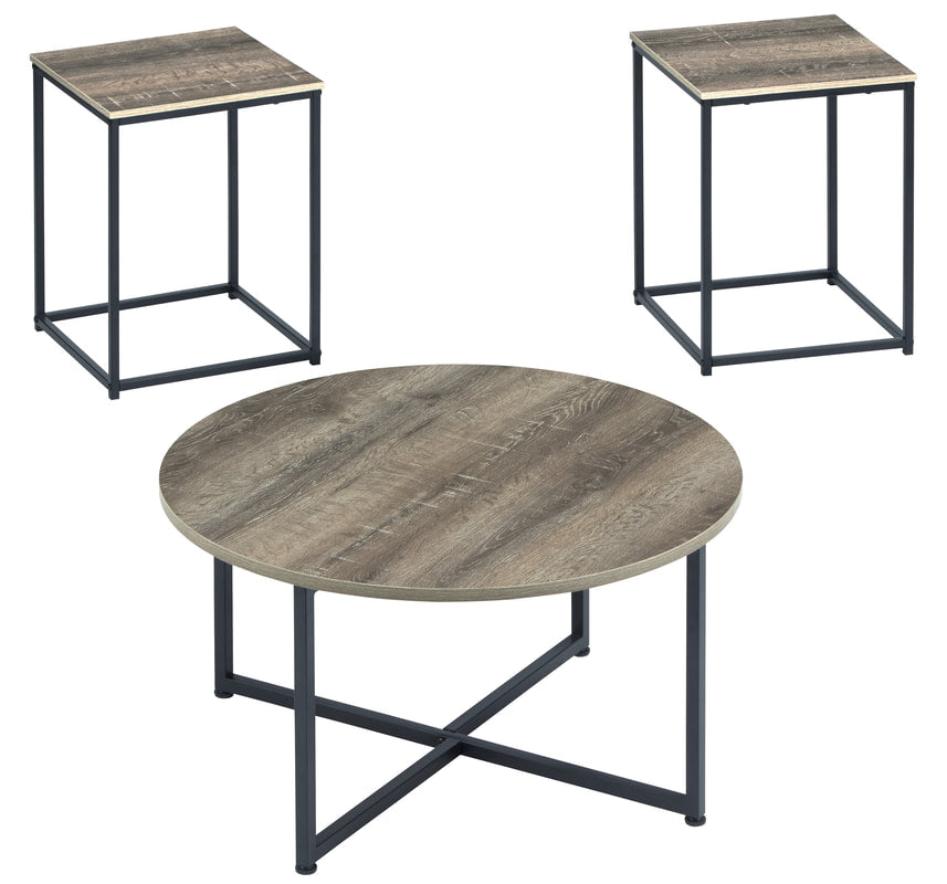Ashley T103-213 Occasional Table Set — Cocktail Table & 2 End Tables