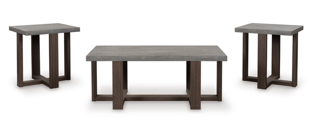 Ashley T216-13 Occasional Table Set — 3-Piece Cocktail & End Tables