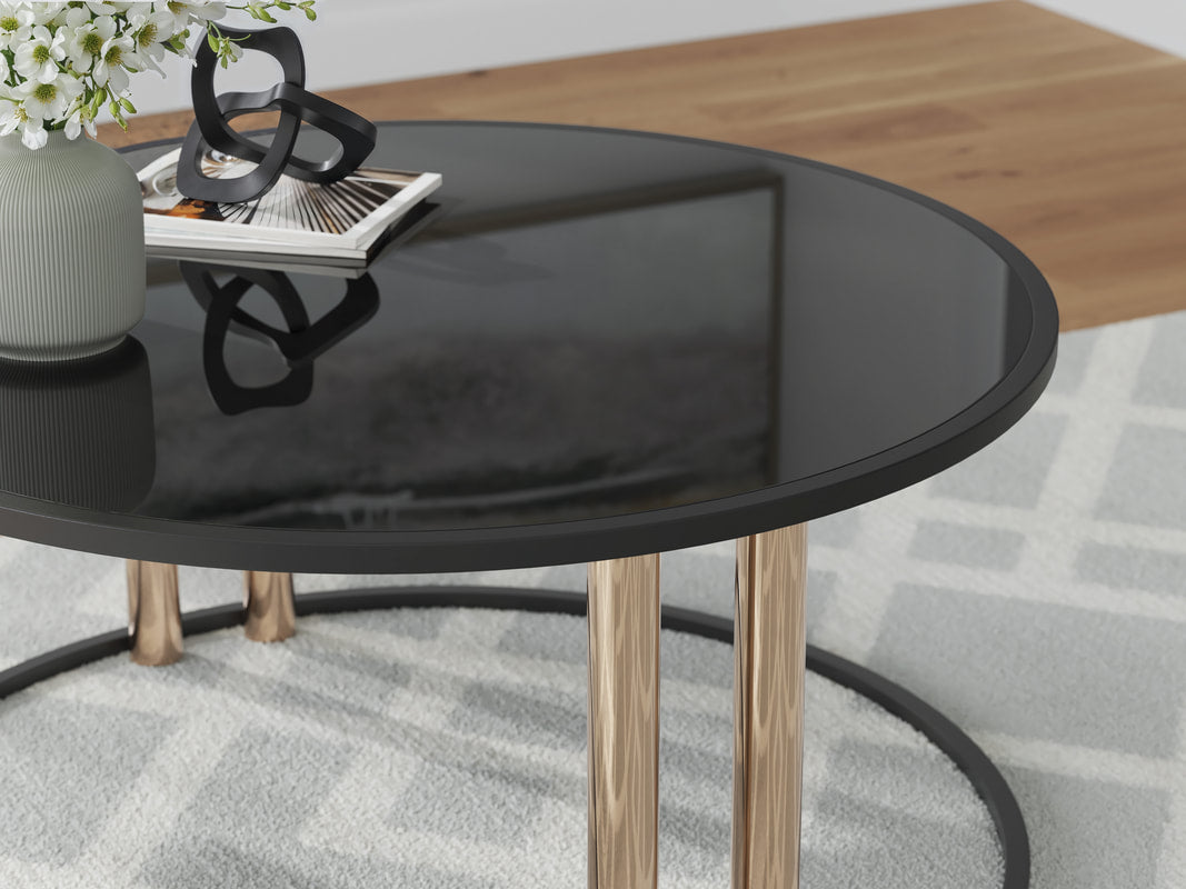 Ashley T219-13 Occasional Table Set — Cocktail & 2 End Tables