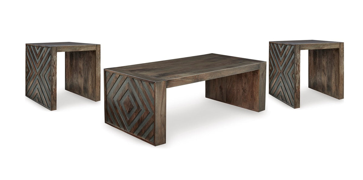 Ashley T567 Occasional Table Set — Cocktail & End Tables