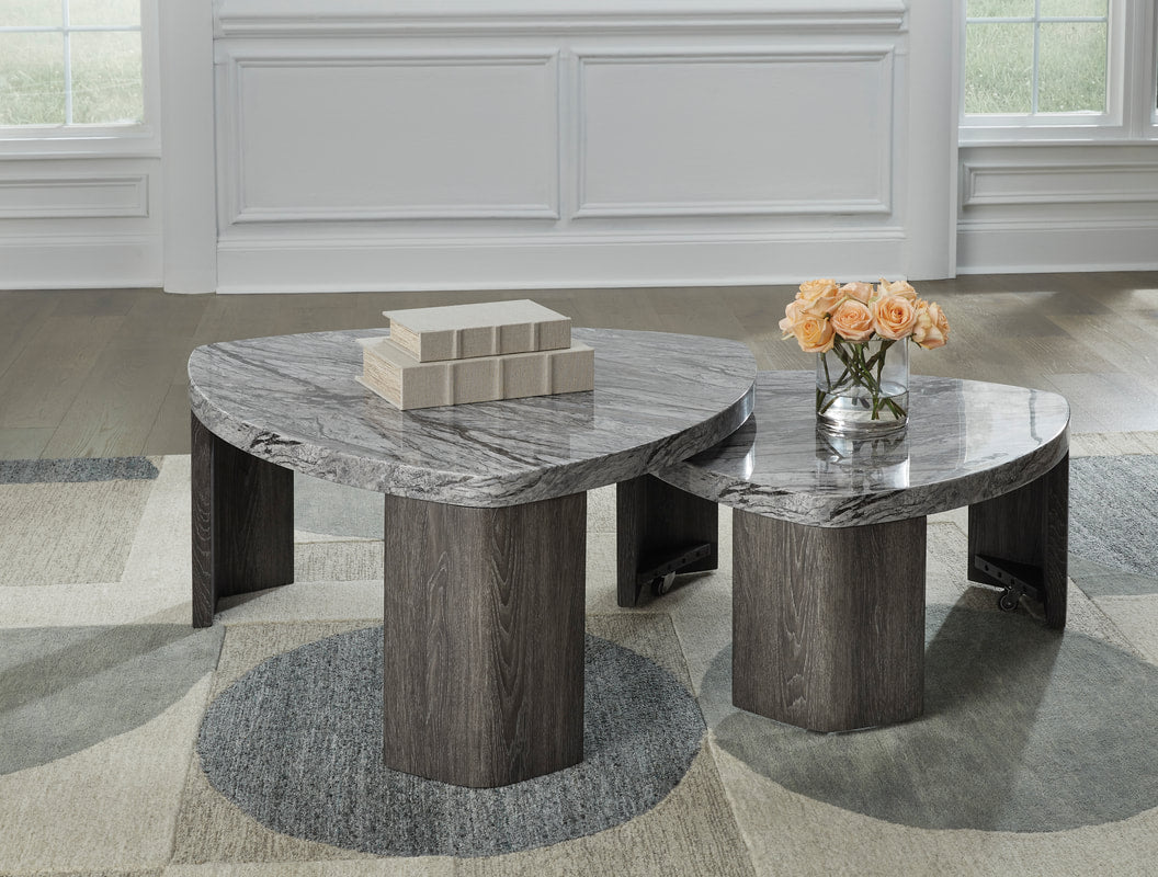 Ashley T600-0 Stacked Cocktail Table — Extends to 60"