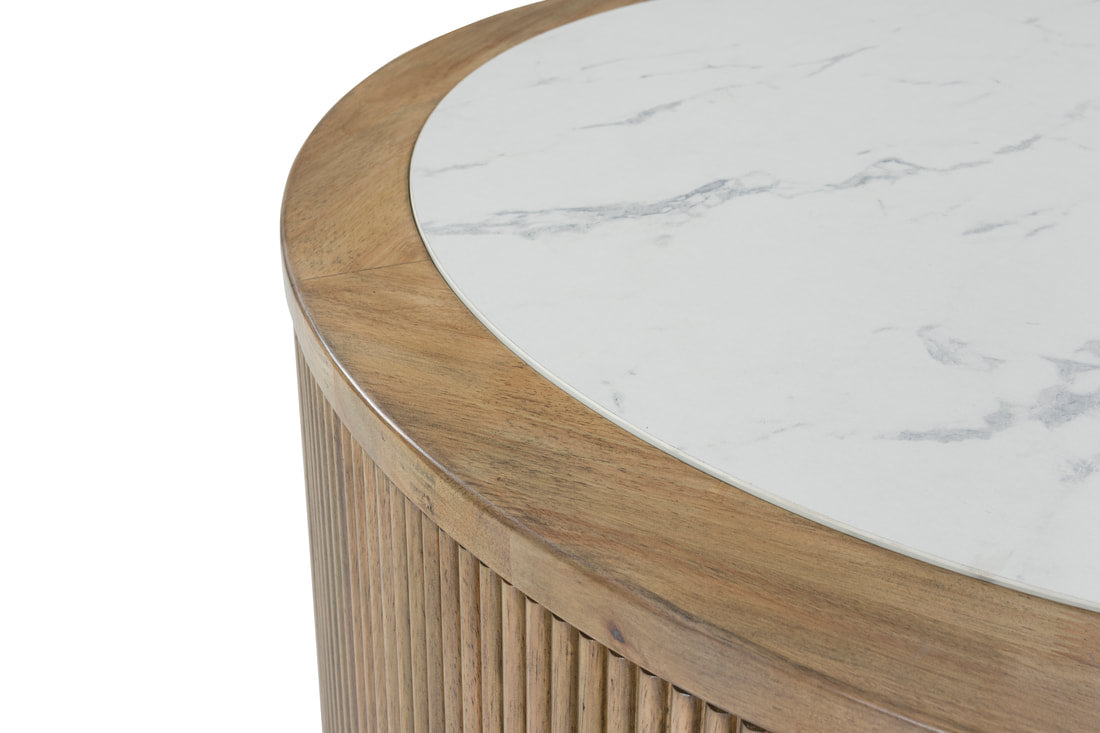 Ashley T808-8 Cocktail Table — 42" Square Design
