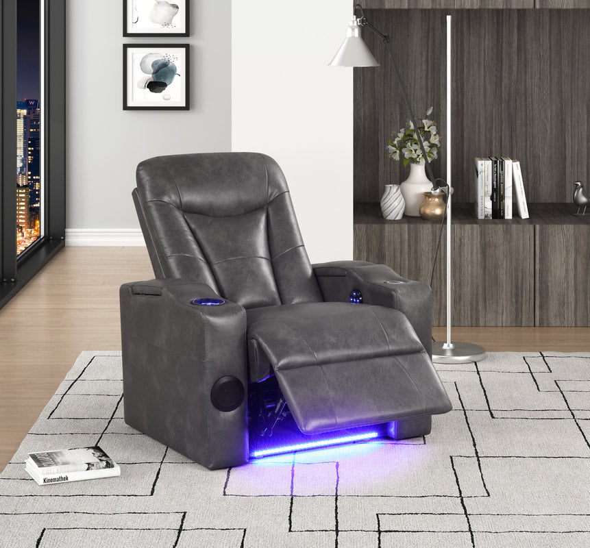TOPGUN2 Power Recliner — Bluetooth Speaker & LED Lights