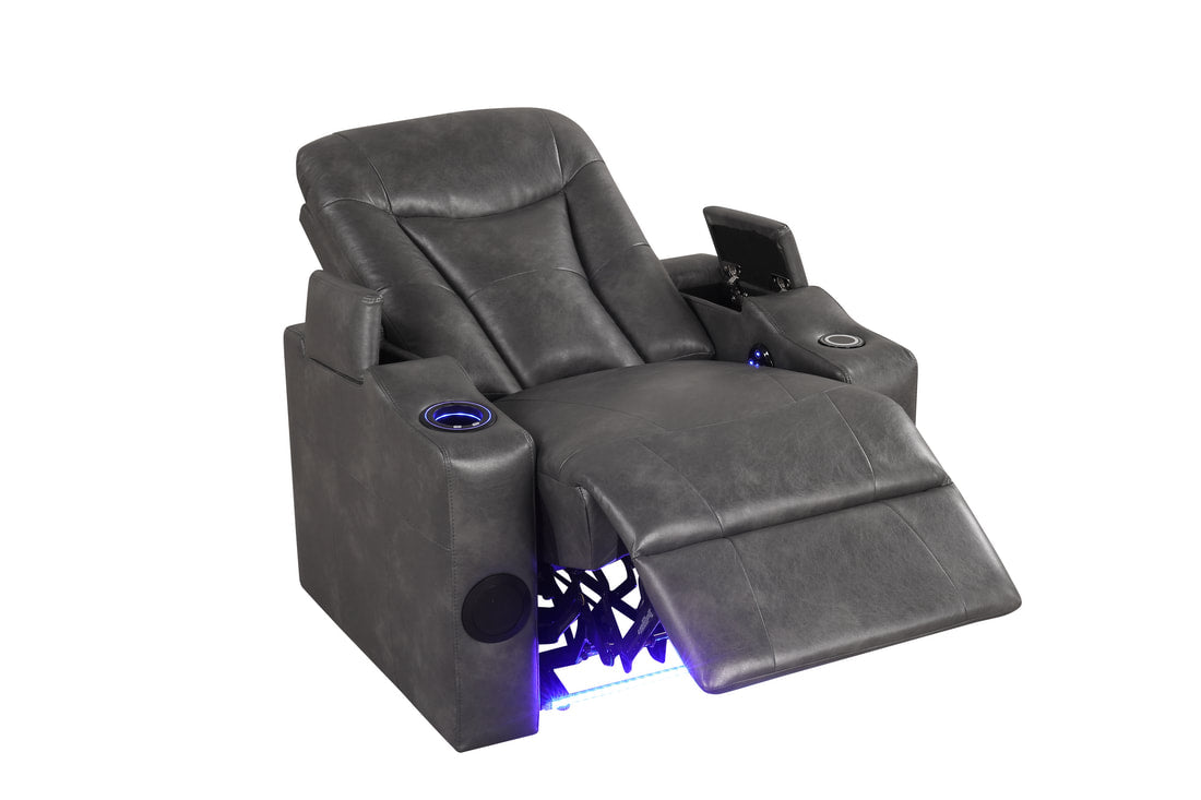 TOPGUN2 Power Recliner — Bluetooth Speaker & LED Lights