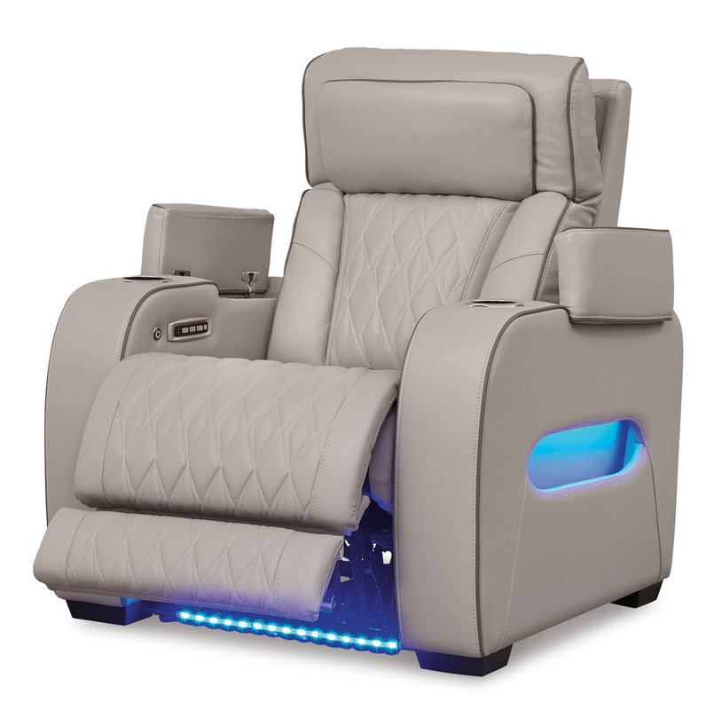 U271-05 Genuine Leather Power Reclining Set — Air Massage & Heated Seats