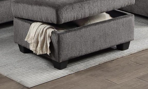 U323 Smoke Ottoman