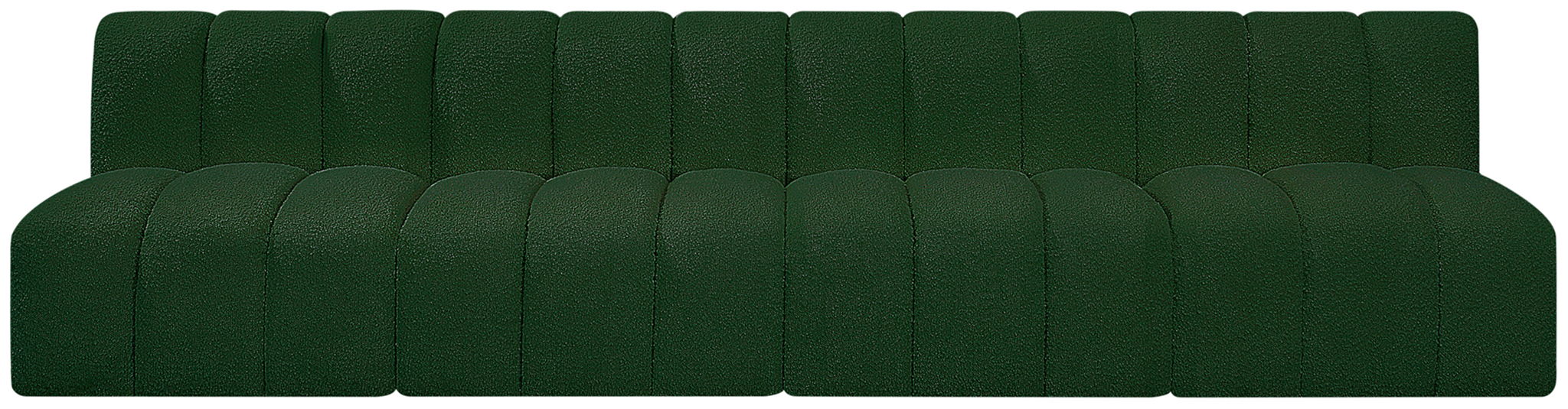 Arc - Boucle Fabric 4 Seats Modular Sofa