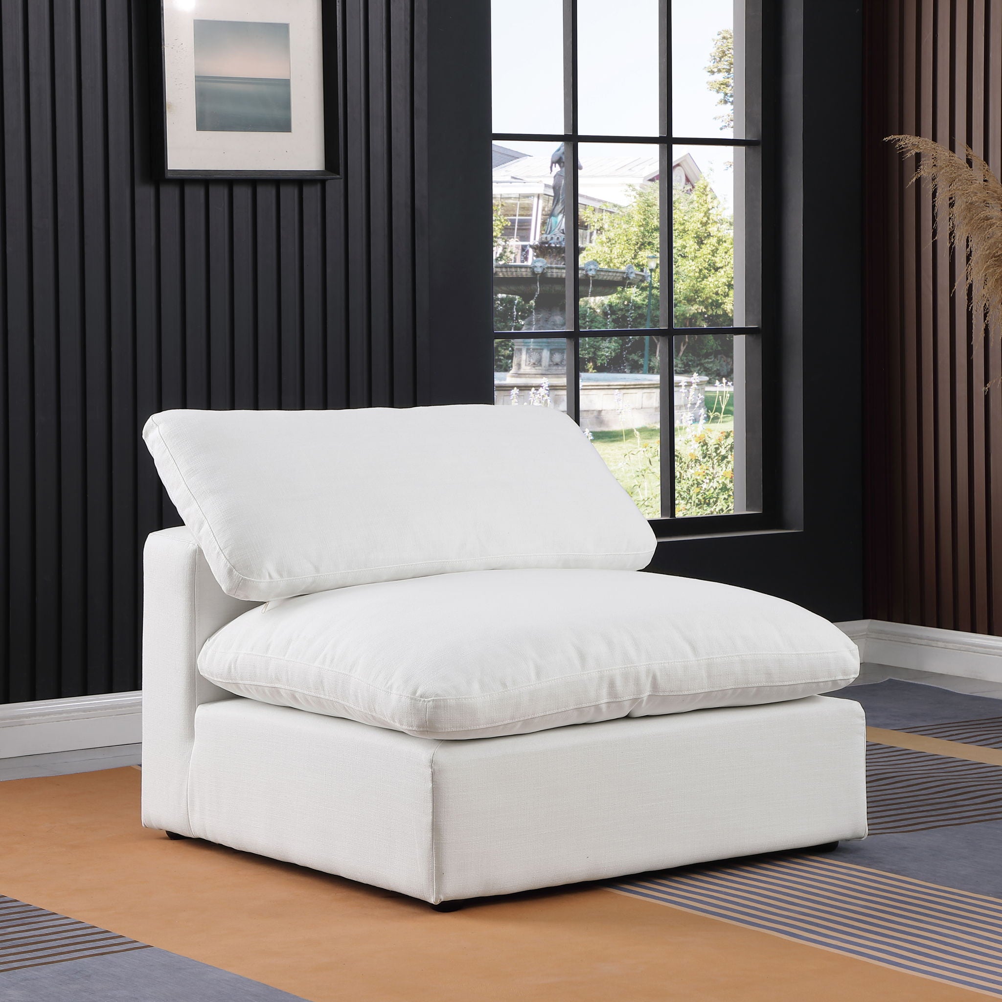 Comfy - Linen Armless Chair