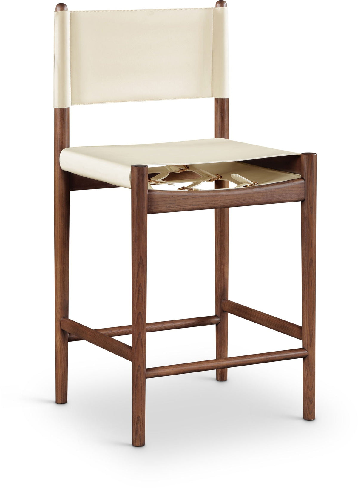 Rawlins - Counter Stool with Walnut Frame