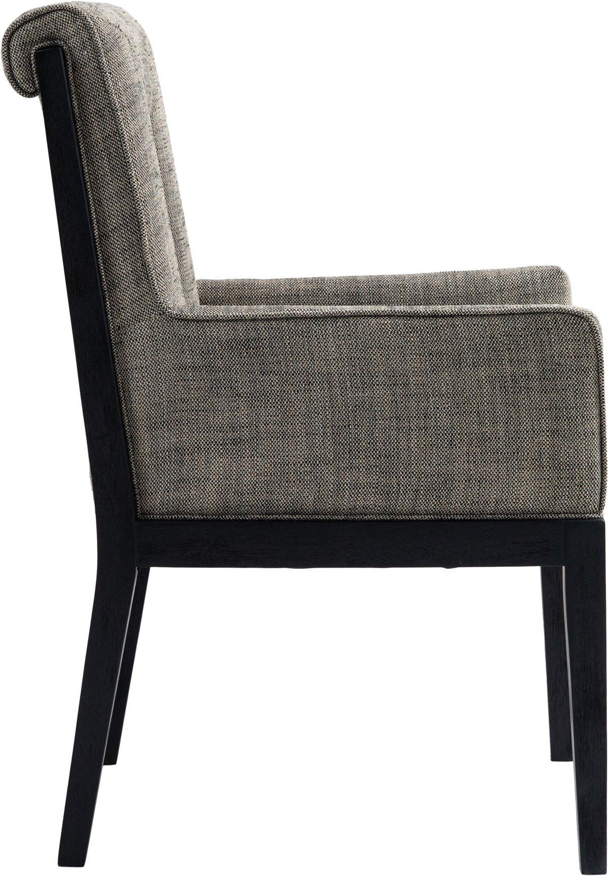 Gwendolyn - Dining Arm Chair with Black Frame