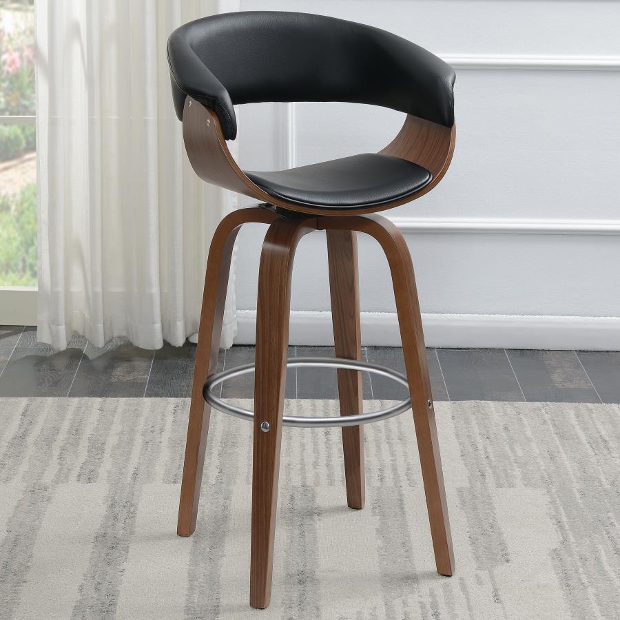 Zion Upholstered Swivel Bar Stool