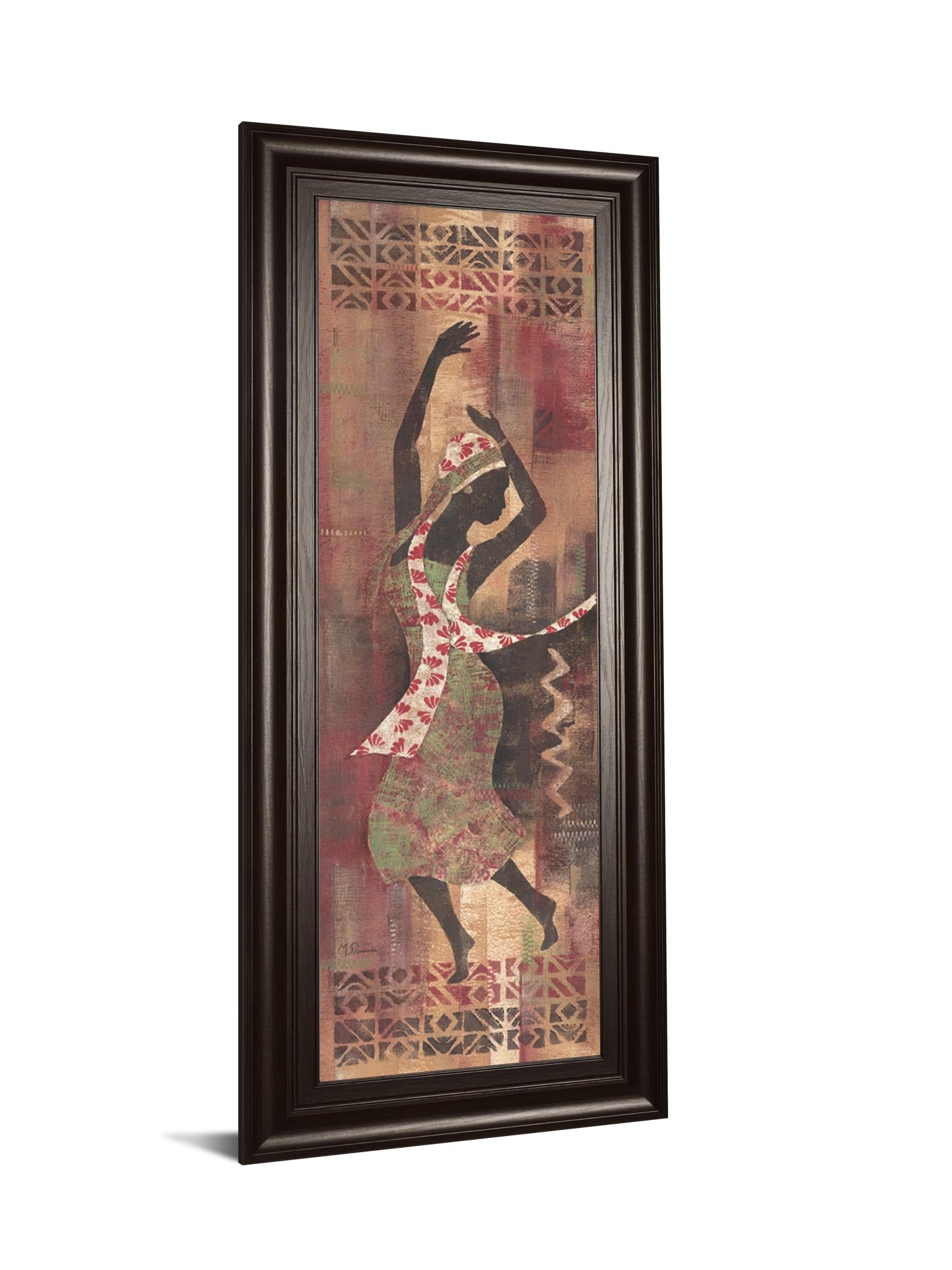 Graceful Reflection Ii By Maria Donovan 18X42 Framed Print