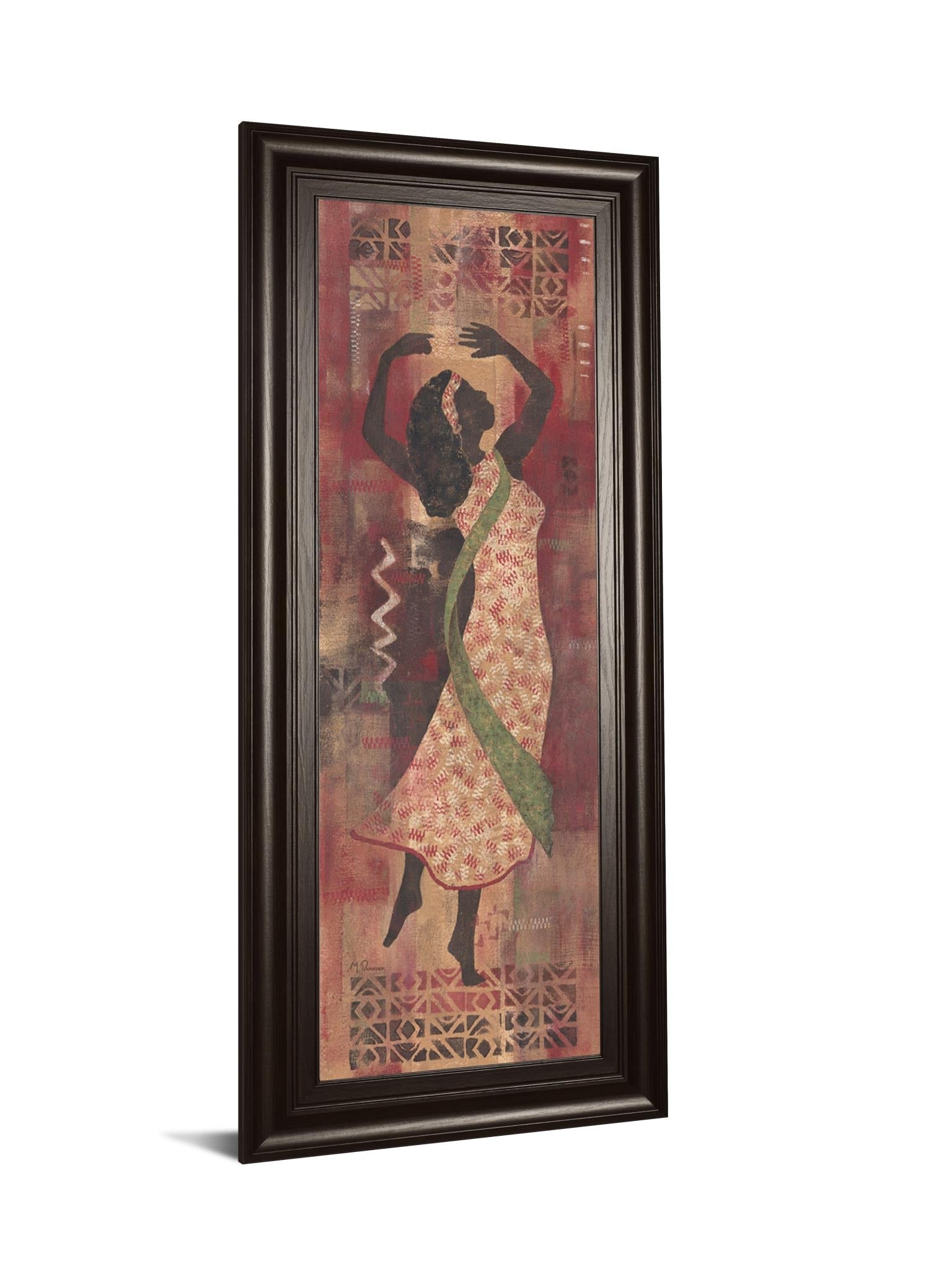 Graceful Reflection I By Maria Donovan 18X42 Framed Print