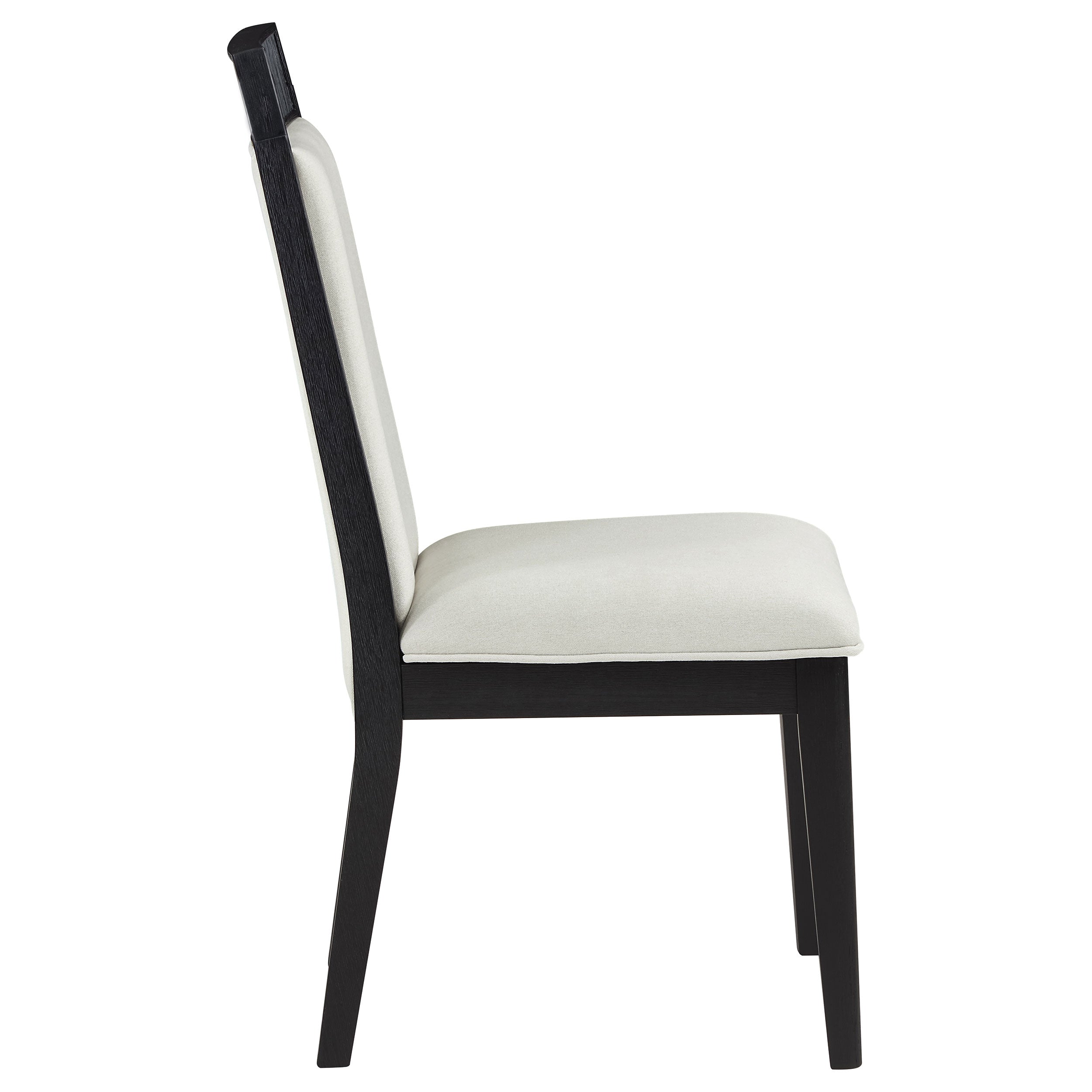 Brookmead Dining Side Chair Ivory and Black (Set of 2)