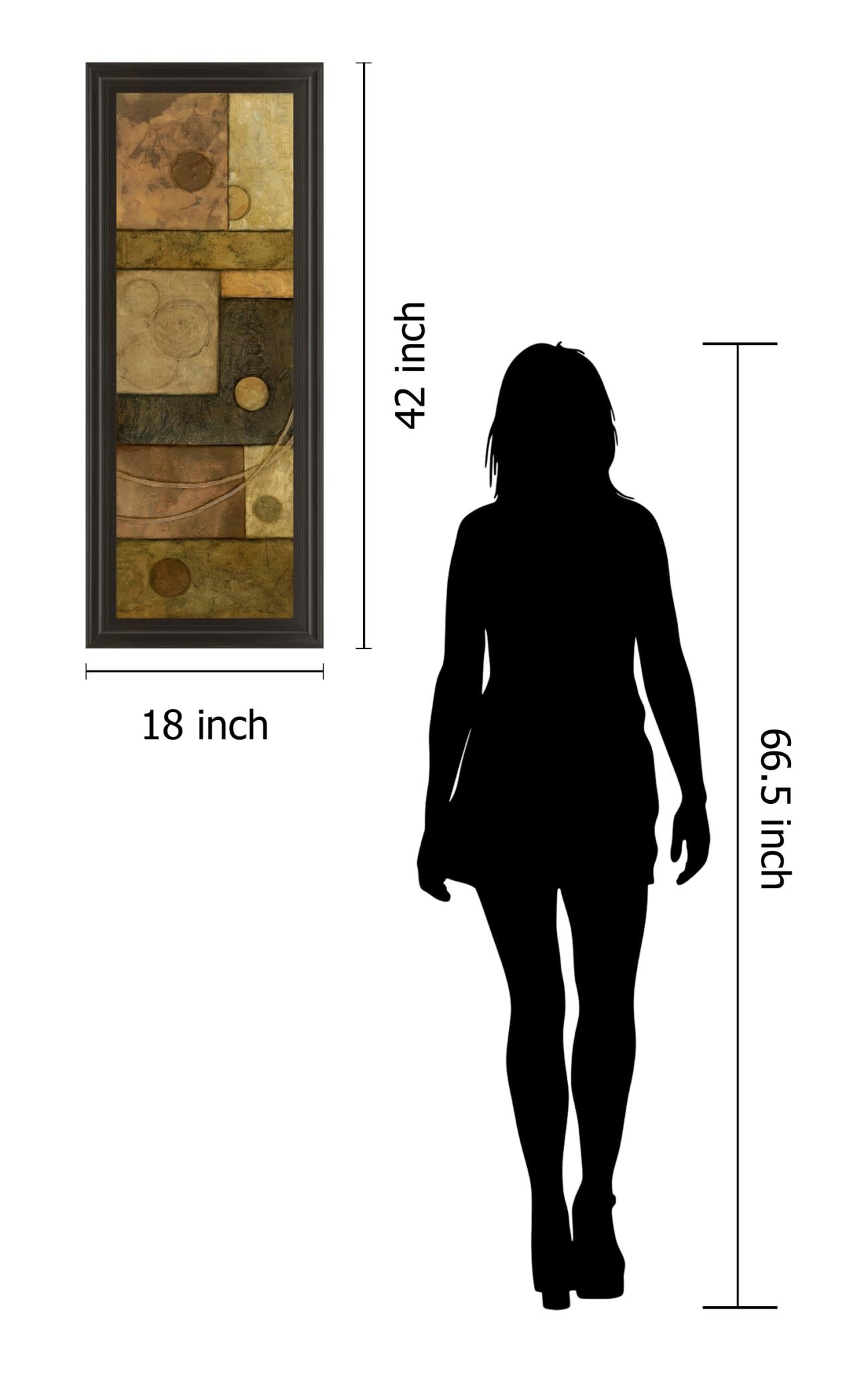 Circle Game I By Norm Olson 18X42 Framed Print