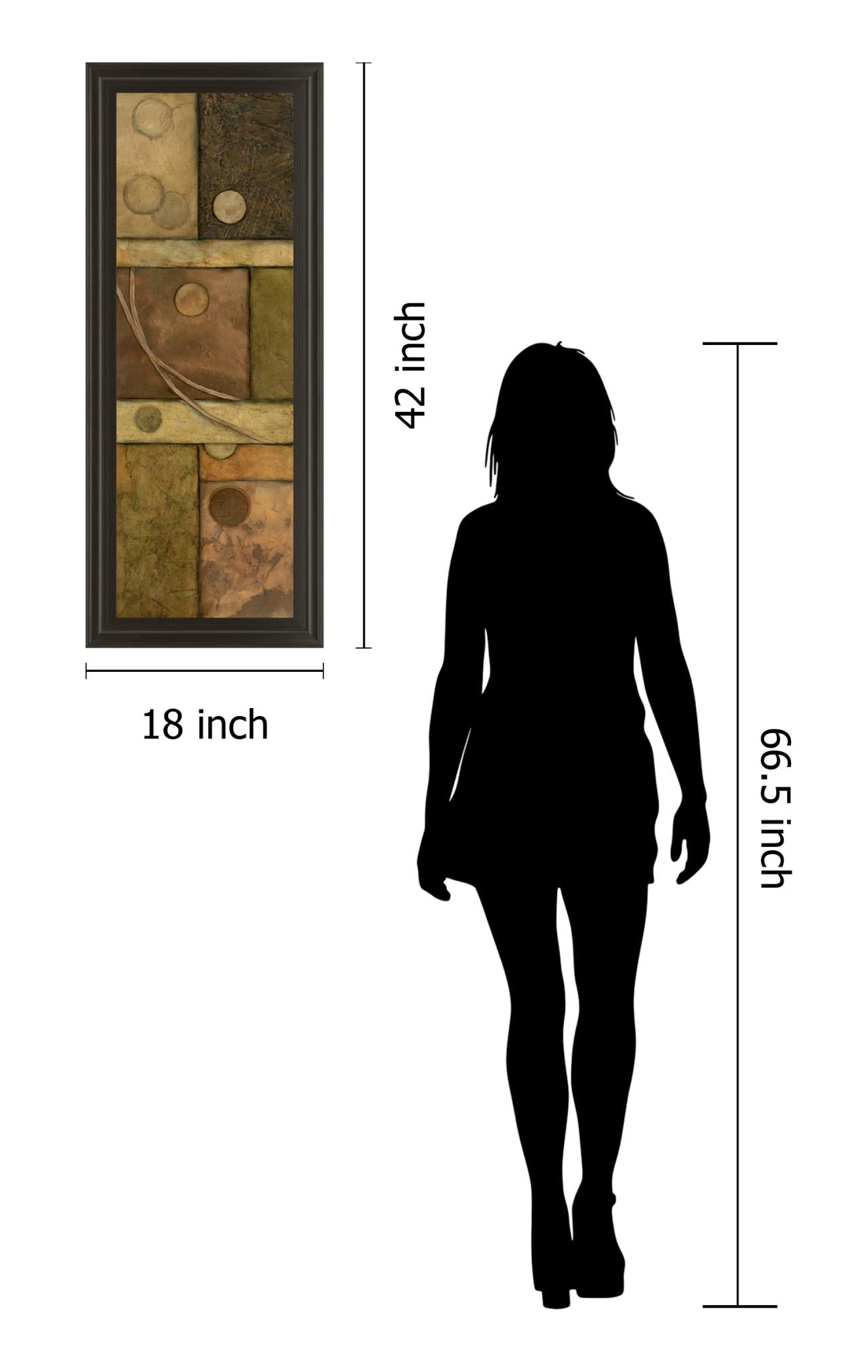 Circle Game Ii  By Norm Olson 18X42 Framed Print