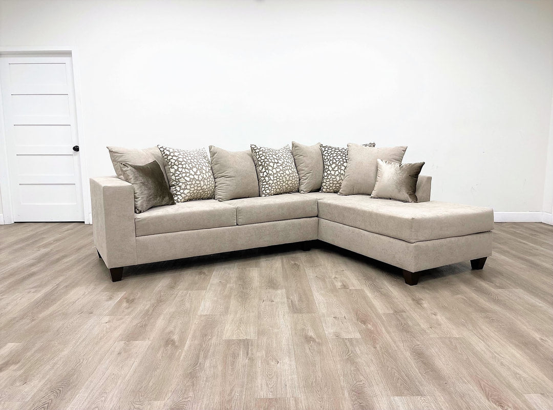 110 Sectional — Chaise Design, 9 Colors
