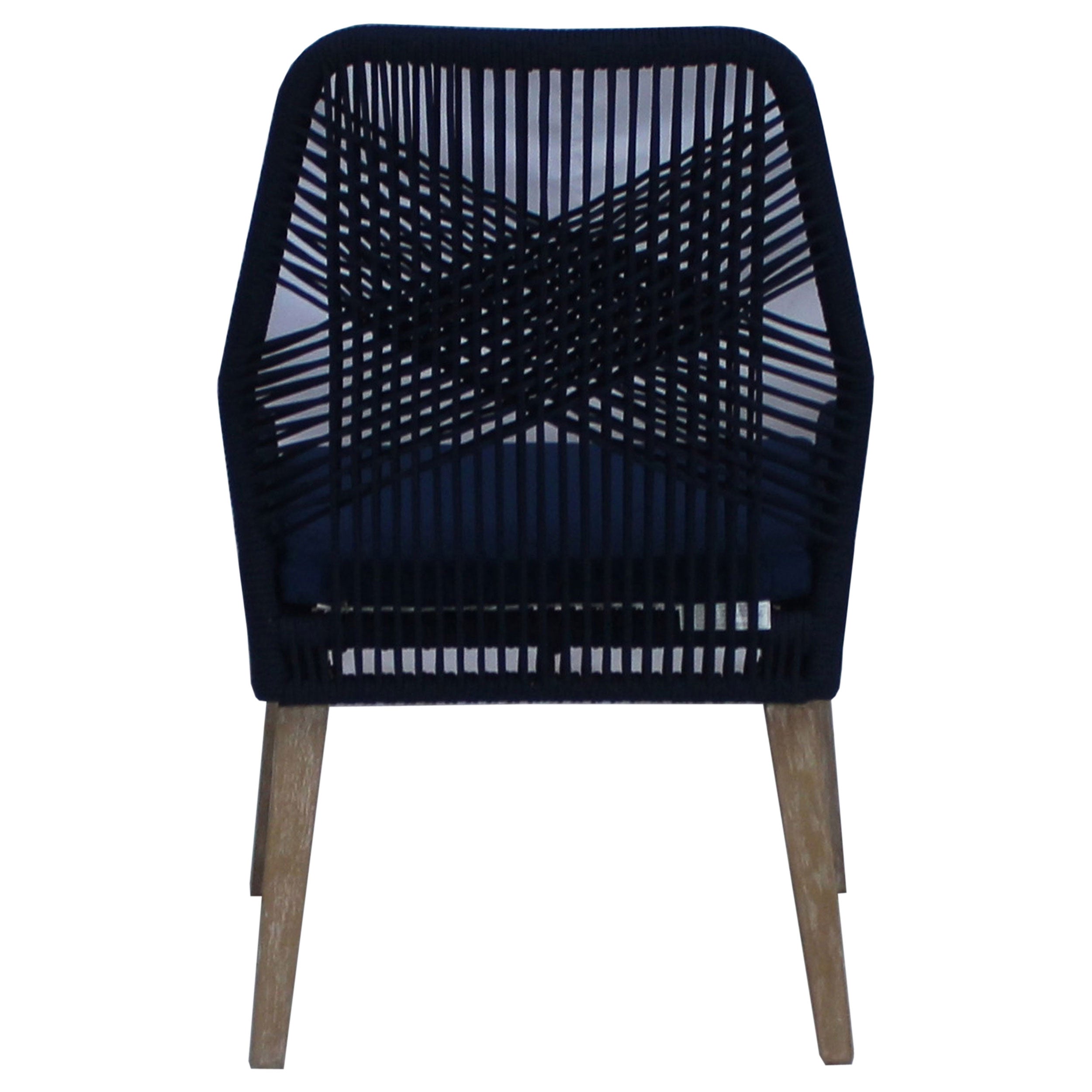 Nakia Woven Back Side Chairs Grey (Set of 2)