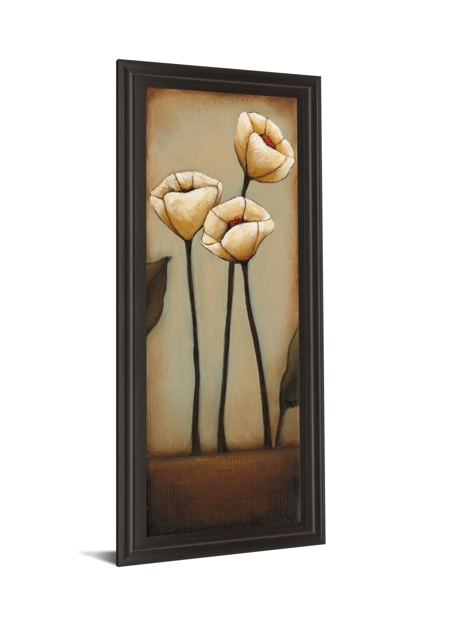 Jardin De Flores Ii By H.Alves 18X42 Framed Print