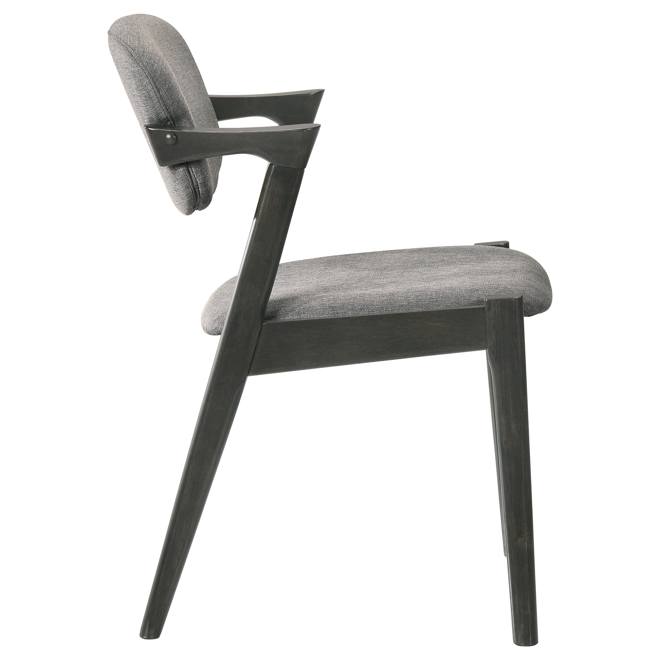 Stevie  Rectangular Dining Set Grey and Black