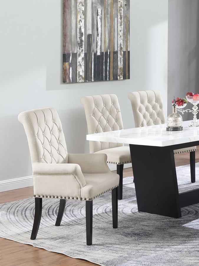 Alana Fabric Upholstered Dining Arm Chair