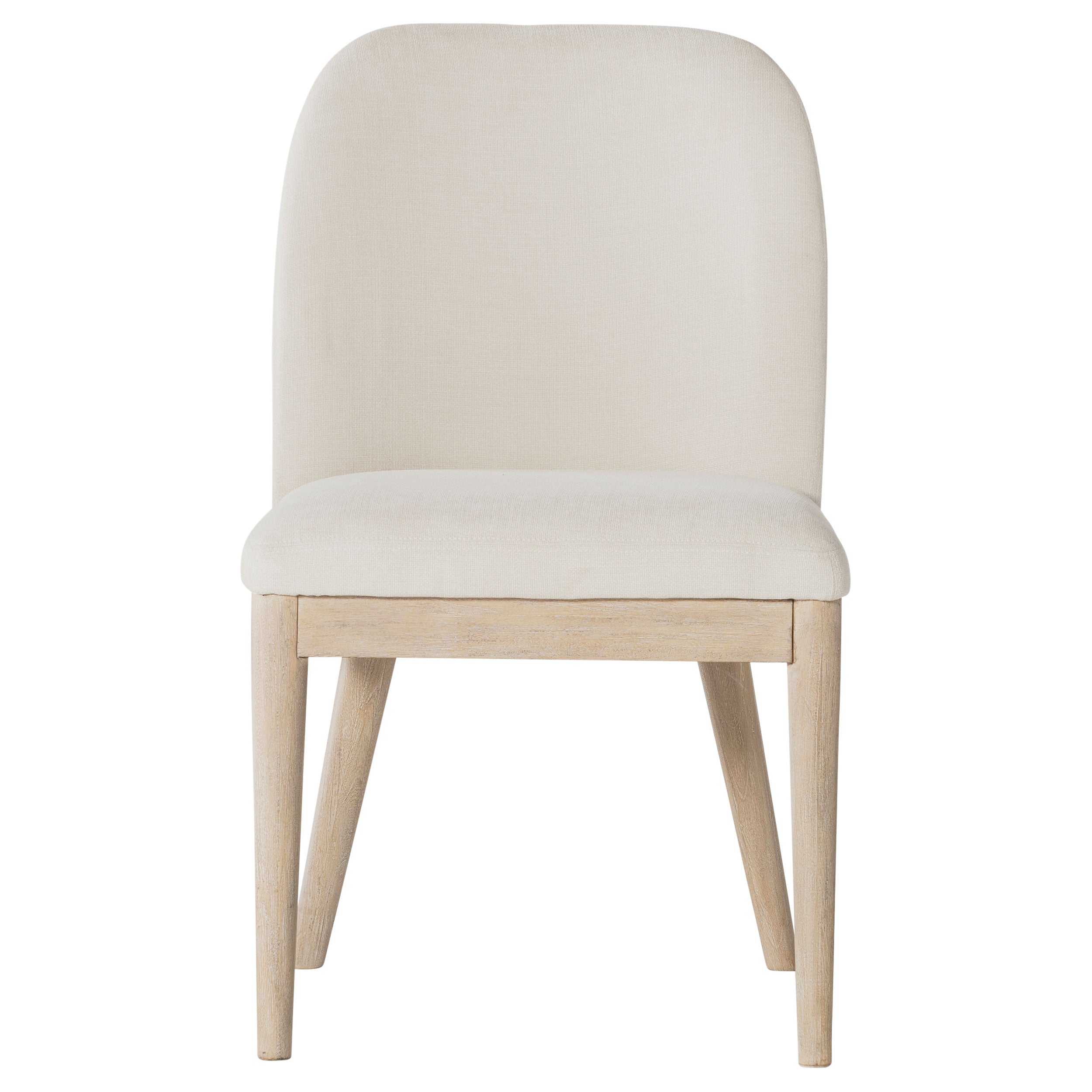 Solano Upholstered Dining Side Chair Beige (Set of 2)