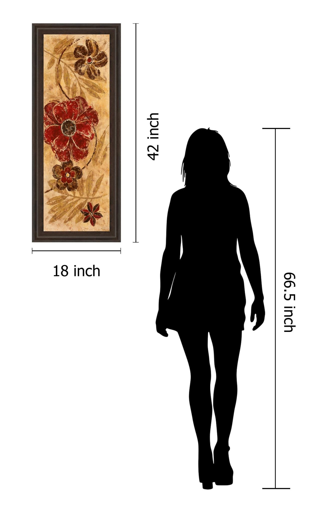 Touch Of Honey Ii  By Maria Donovan 18X42 Framed Print