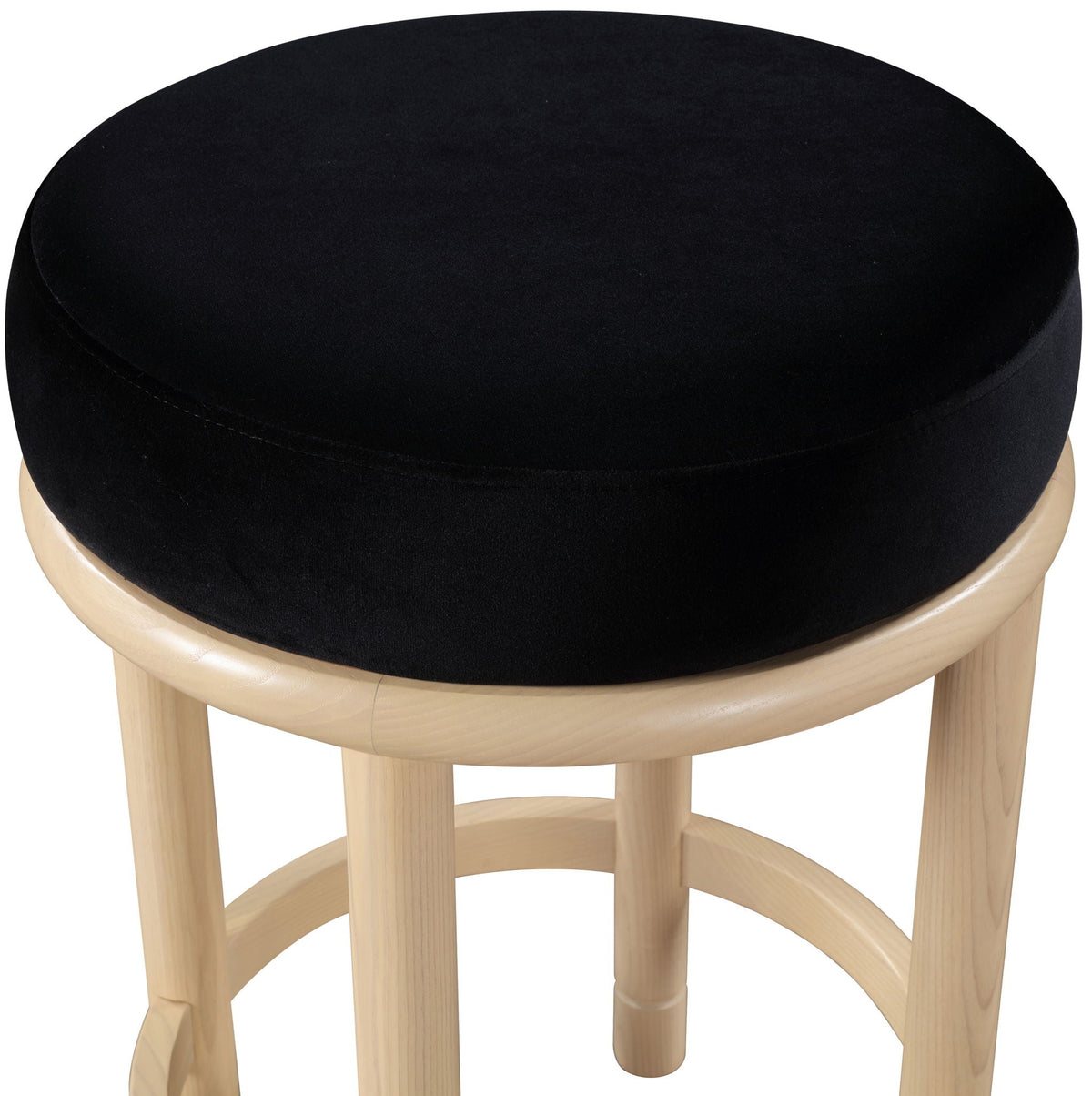 Monette - Counter Stool with Natural Base