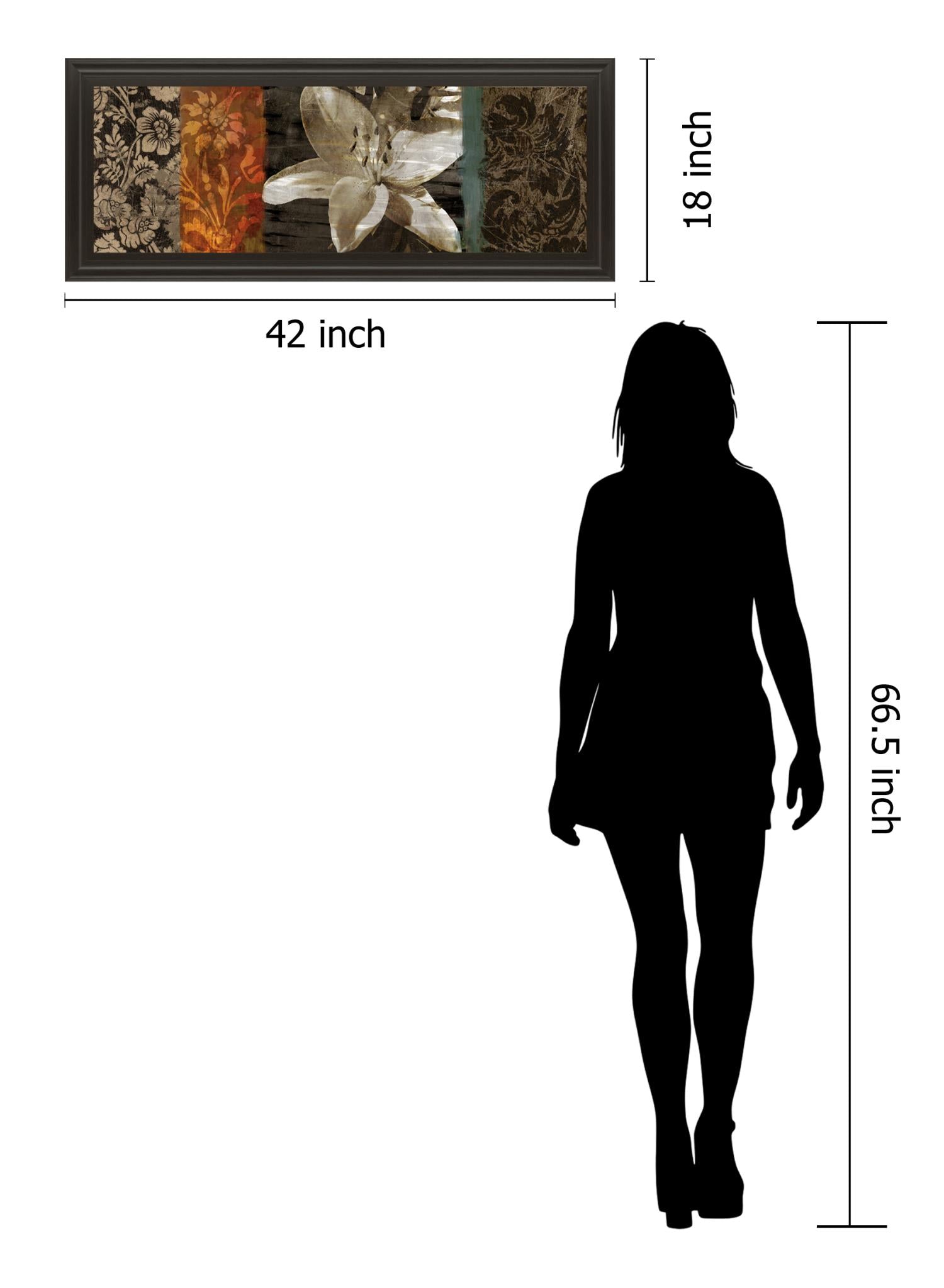 Evanescent I By Keith Mallet 18X42 Framed Print