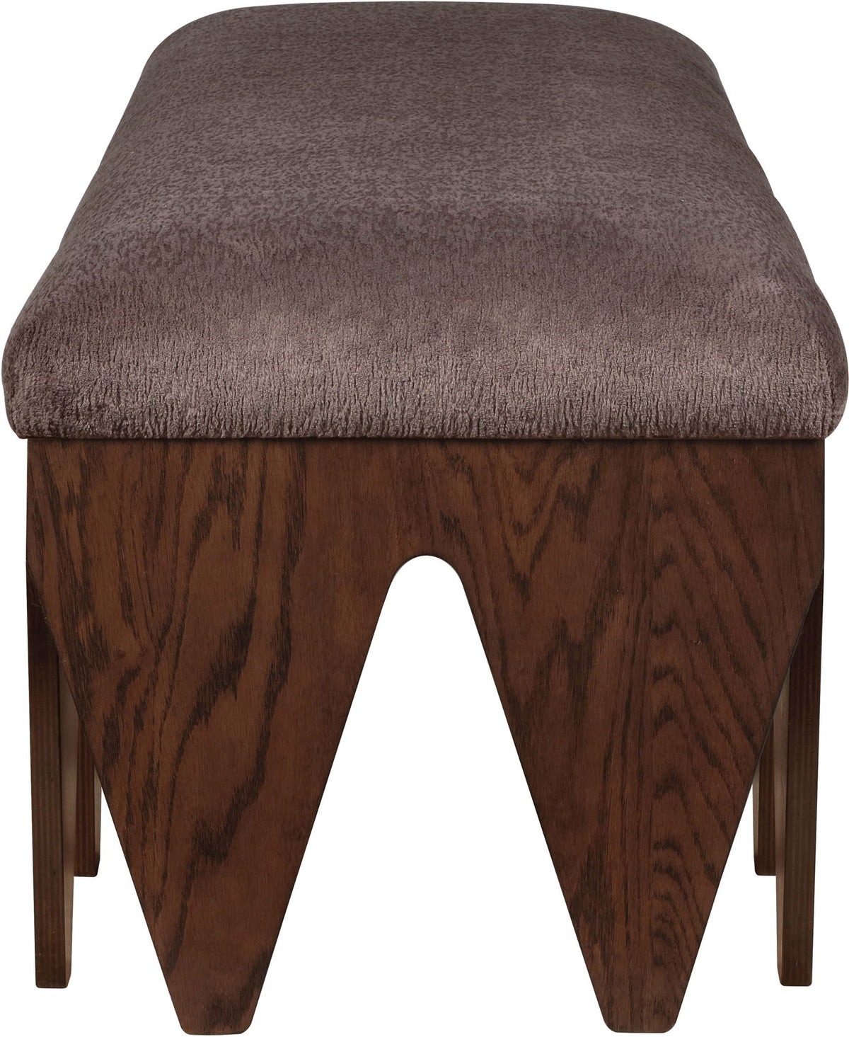 Altair - Bench with Dark Brown Base
