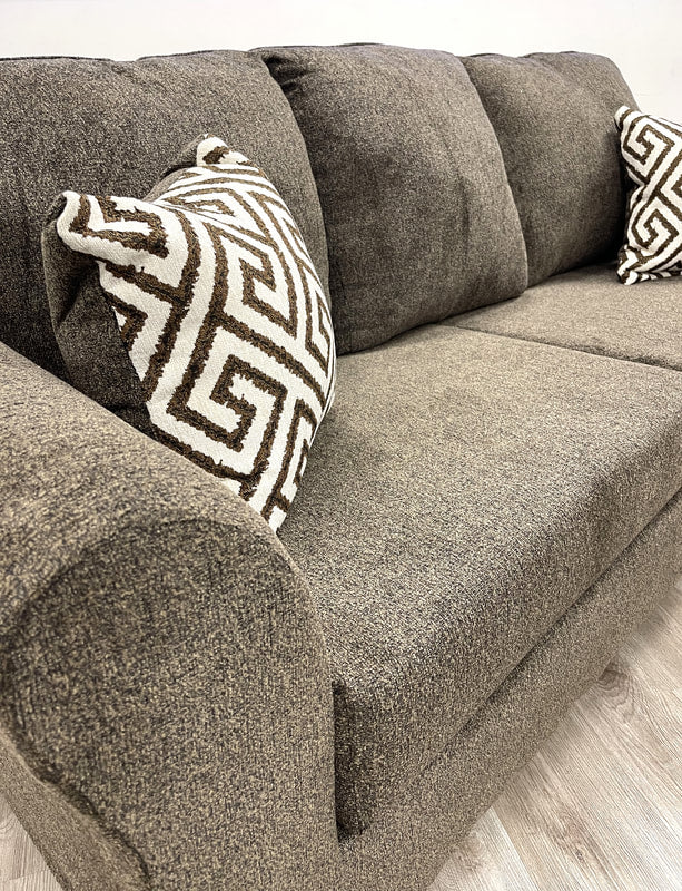 210 BROWN - 2PC Sofa and Loveseat Set