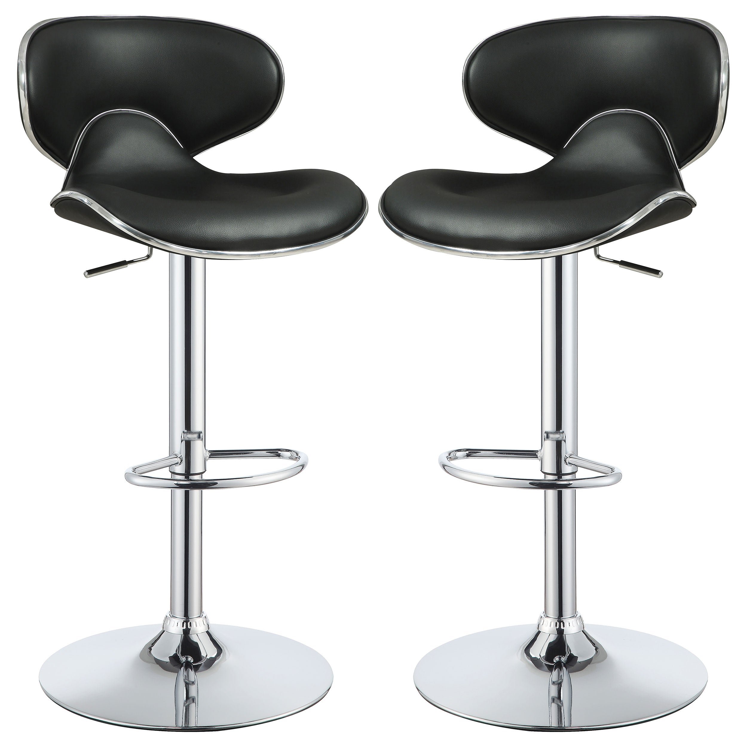 Edenton Upholstered Adjustable Bar Stool (Set of 2)