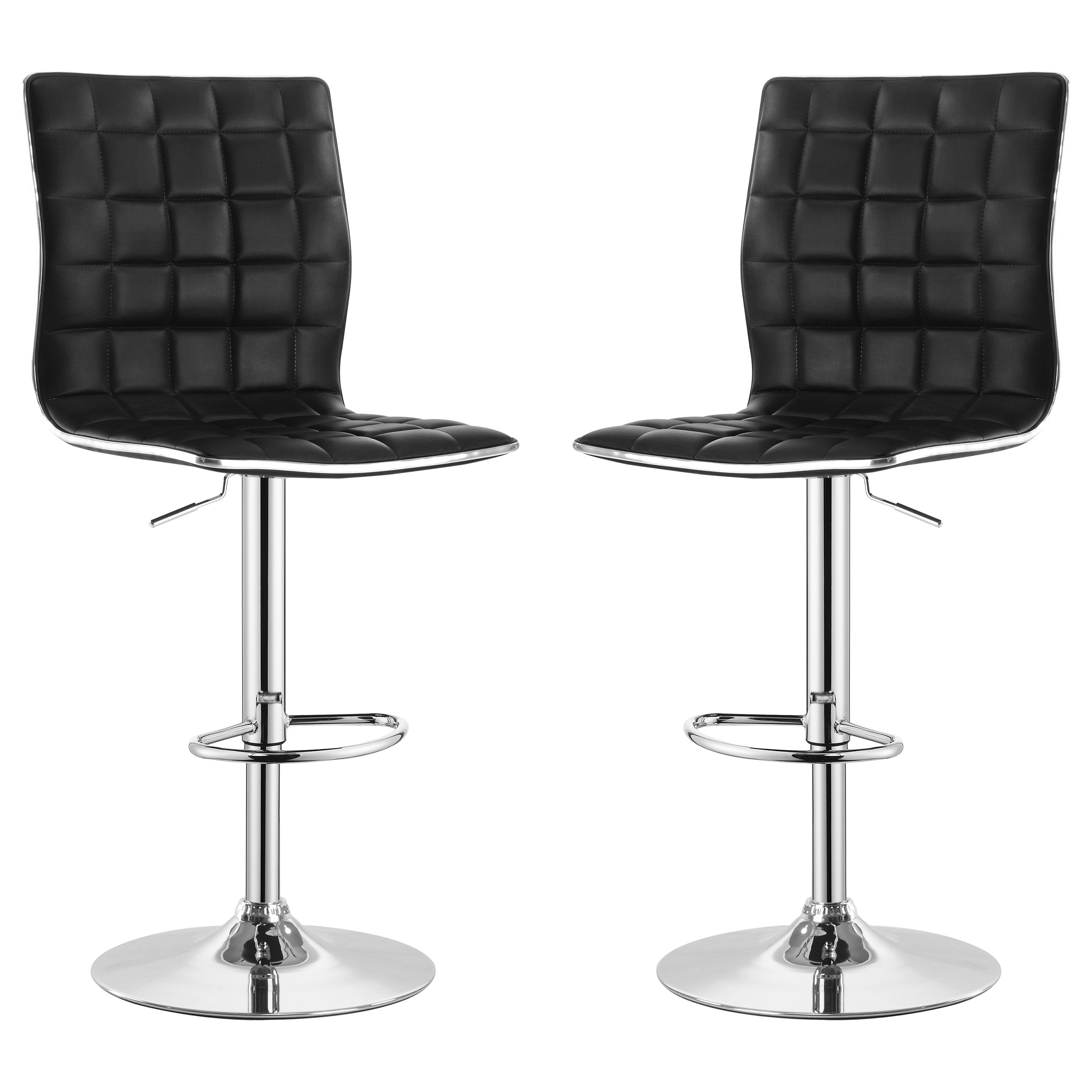 Ashbury Upholstered Adjustable Bar Stool (Set of 2)