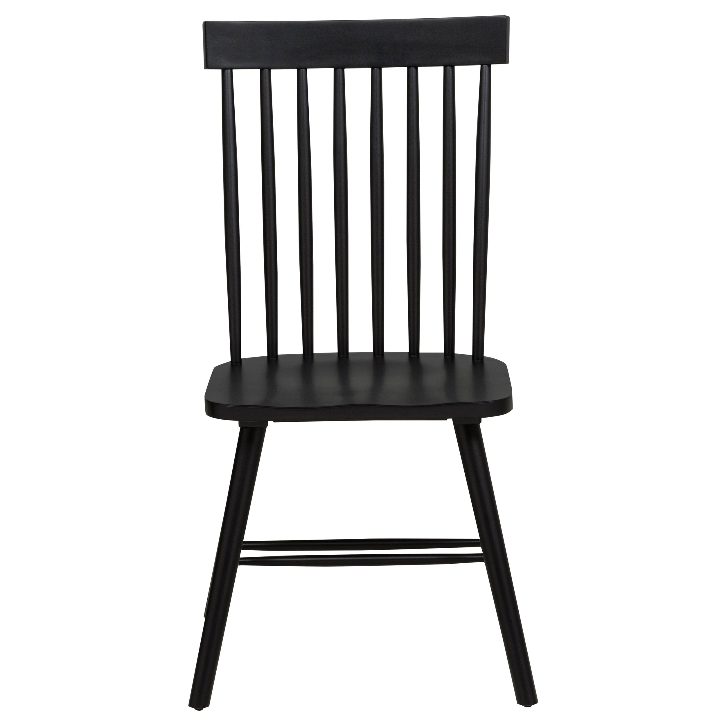 Andrews Windsor Spindle Back Dining Side Chair (Set of 2)