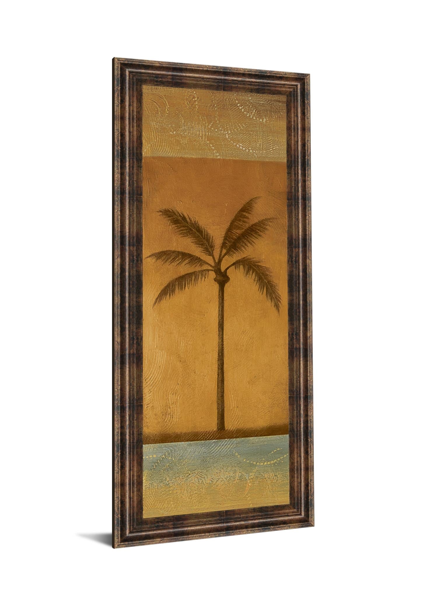 Golden Palm I By Jordan Grey 18X42 Framed Print