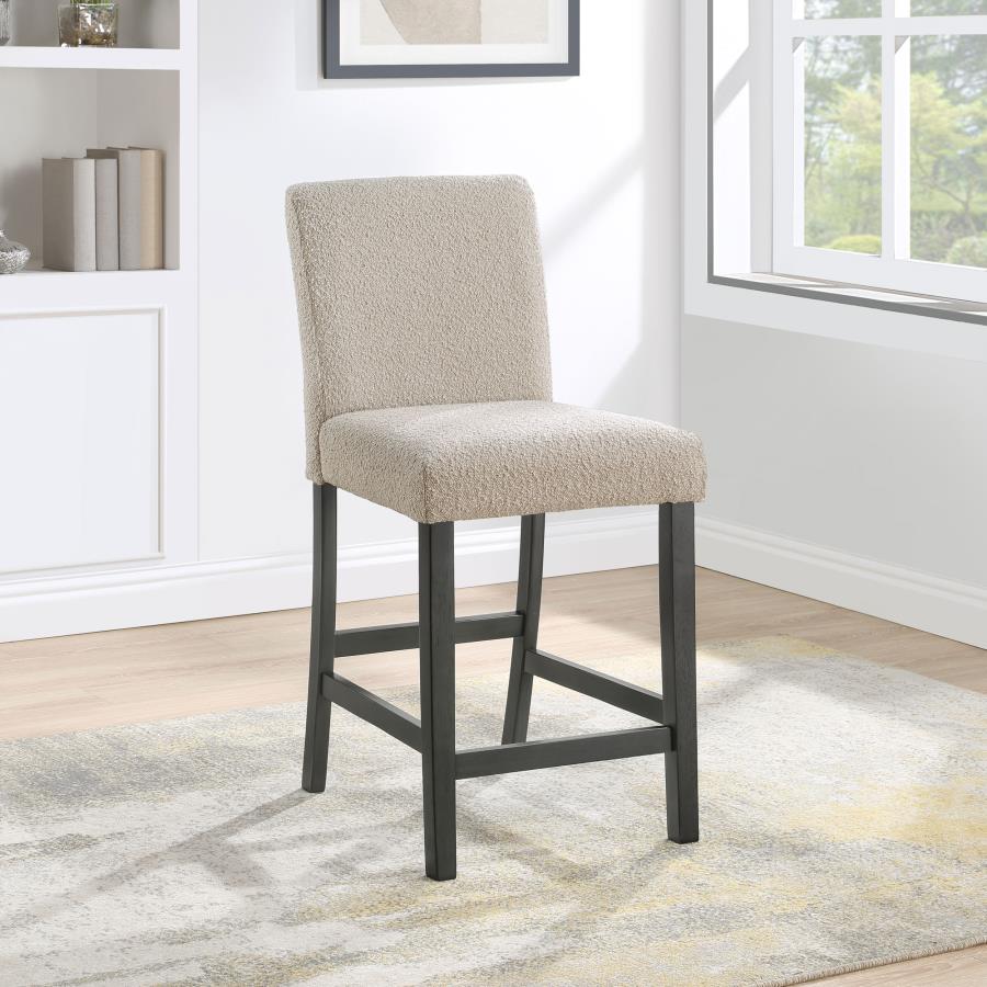 Alba Boucle Upholstered Counter Chair (Set of 2)