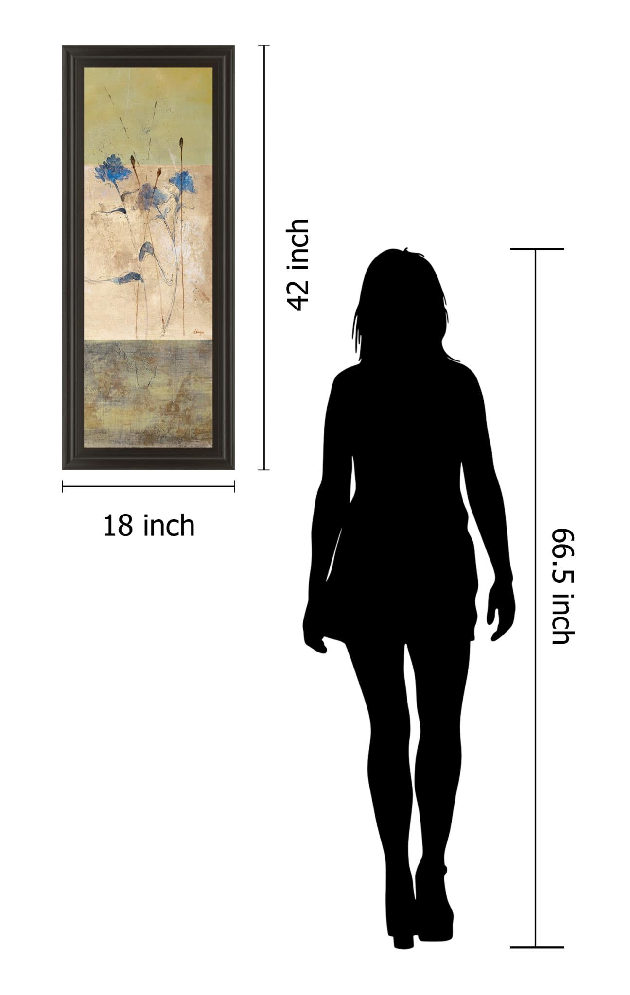 Kimono Ii By Loretta Linza 18X42 Framed Print