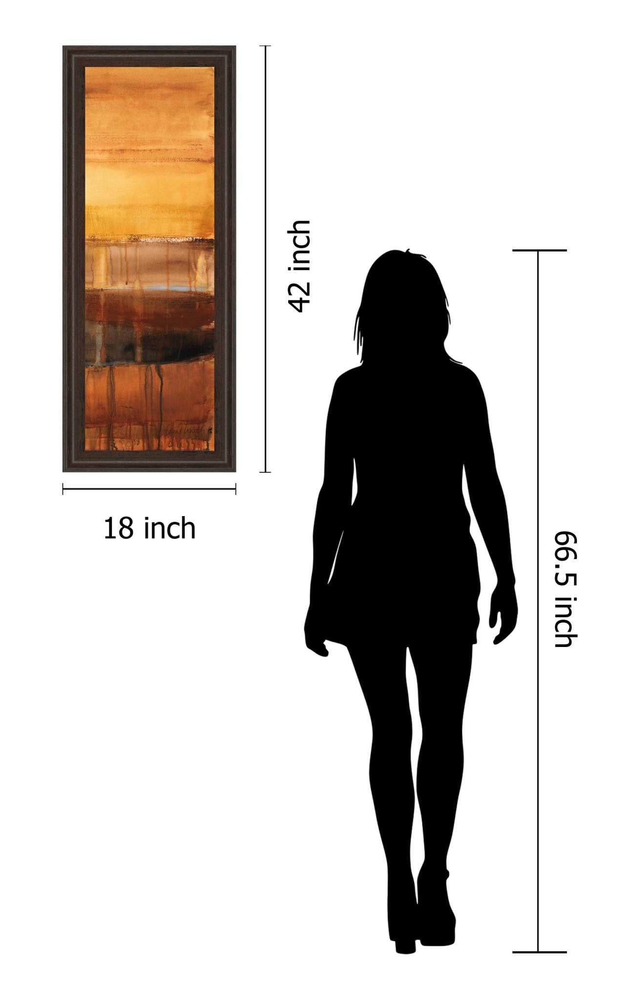 Autumn Glows Ii By Lanie Loreth 18X42 Framed Print