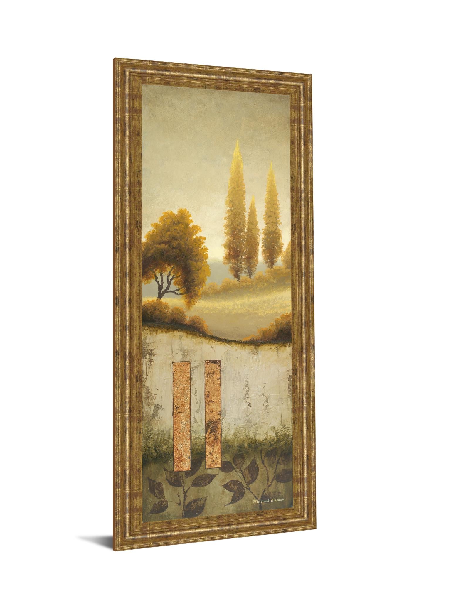 Beyond The Village By Michael Marcon 18X42 Framed Print