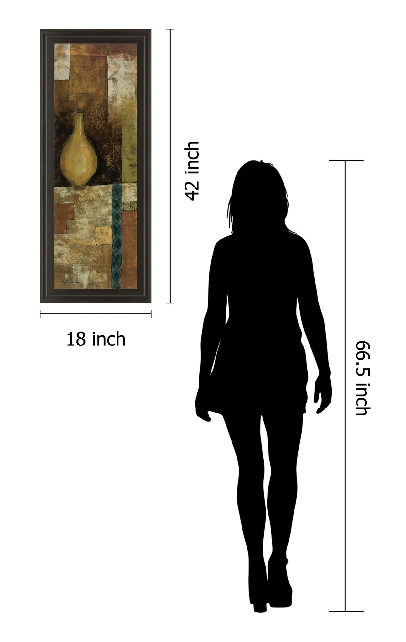 Autumn Solitude I By John Kime 18X42 Framed Print