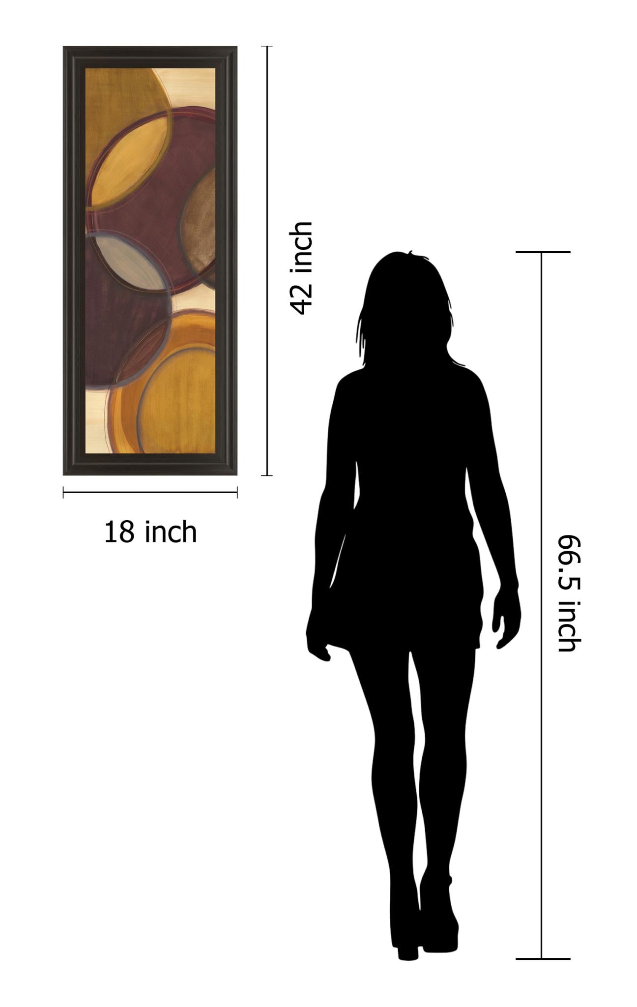 Moon Shadow Ii By Jeni Lee 18X42 Framed Print