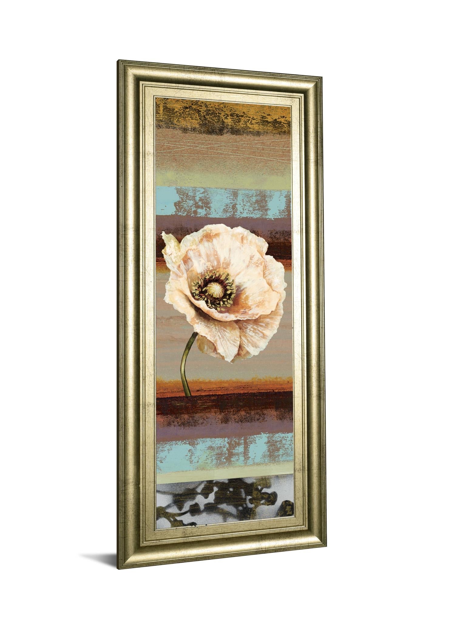 Elemental Poppy Ii By Selina Werbelow 18X42 Framed Print
