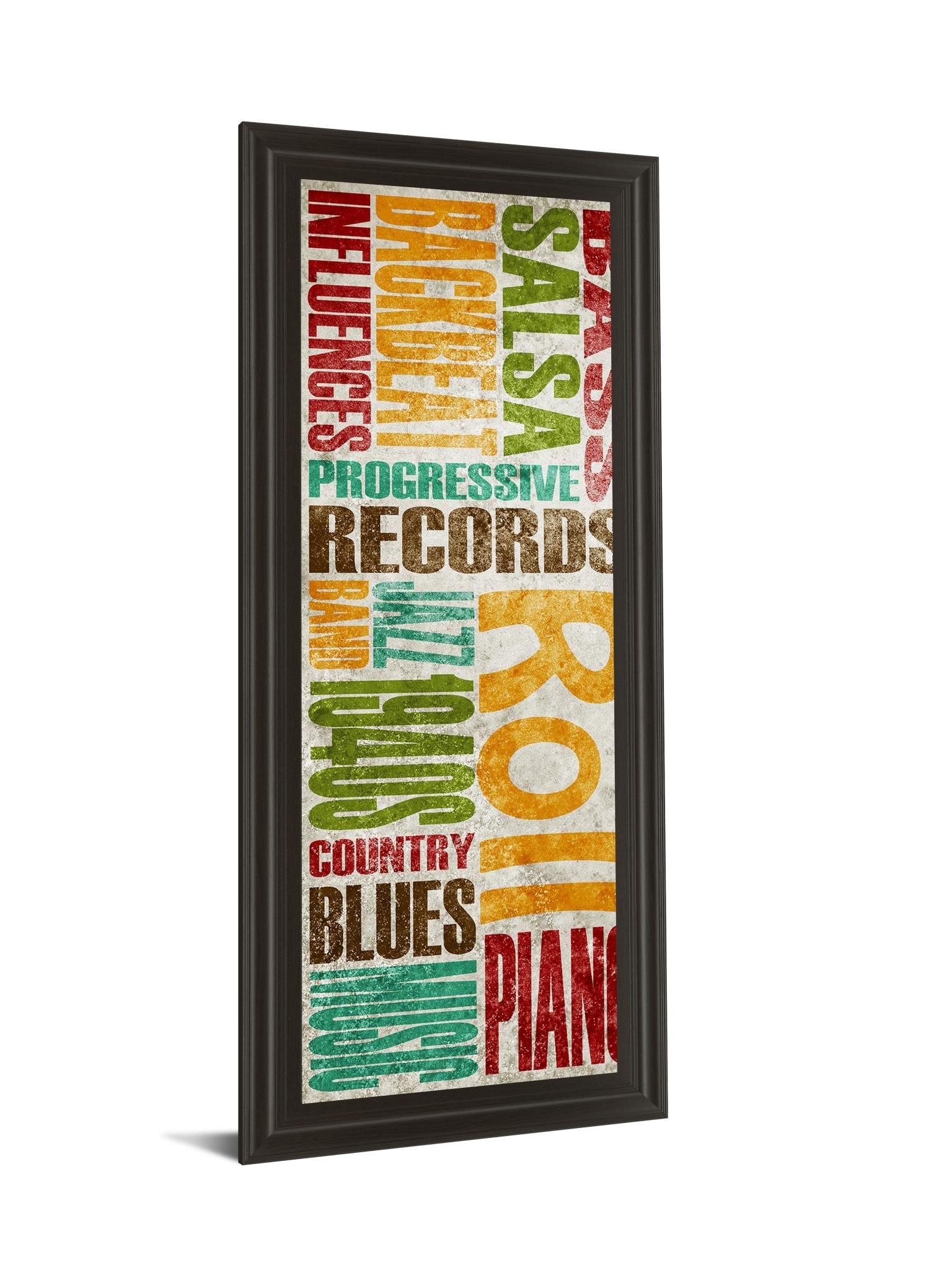 Rock & Roll By Sd Graphics Studio 18X42 Framed Print