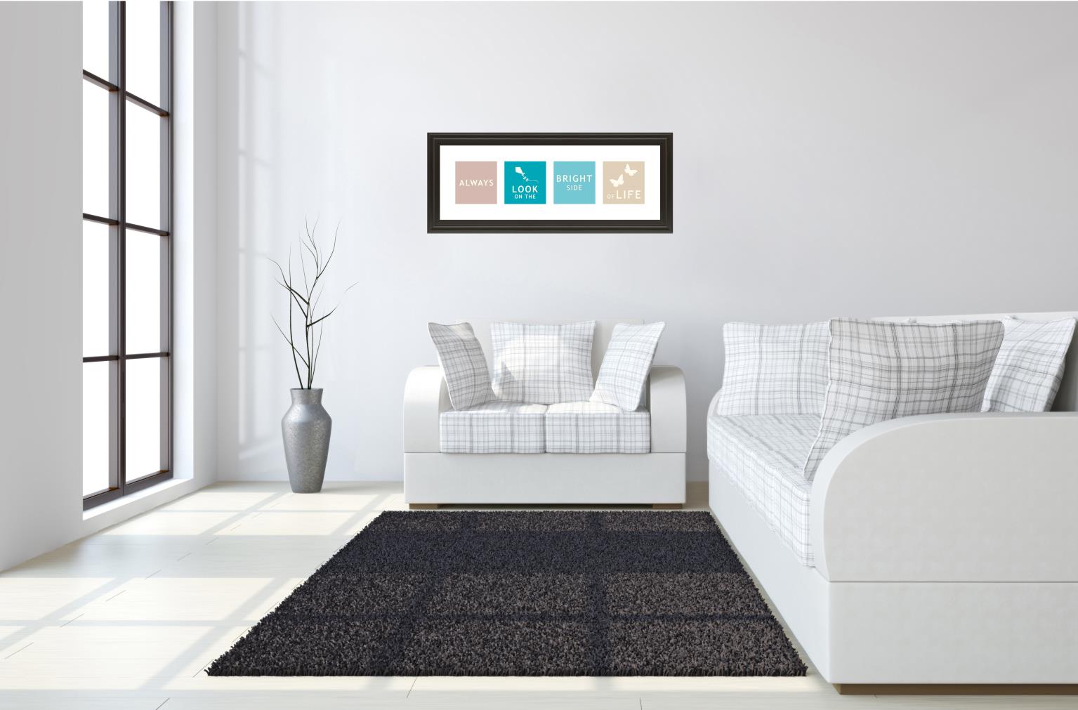 Words Of Kindness I By The Vintage Collection 18X42 Framed Print