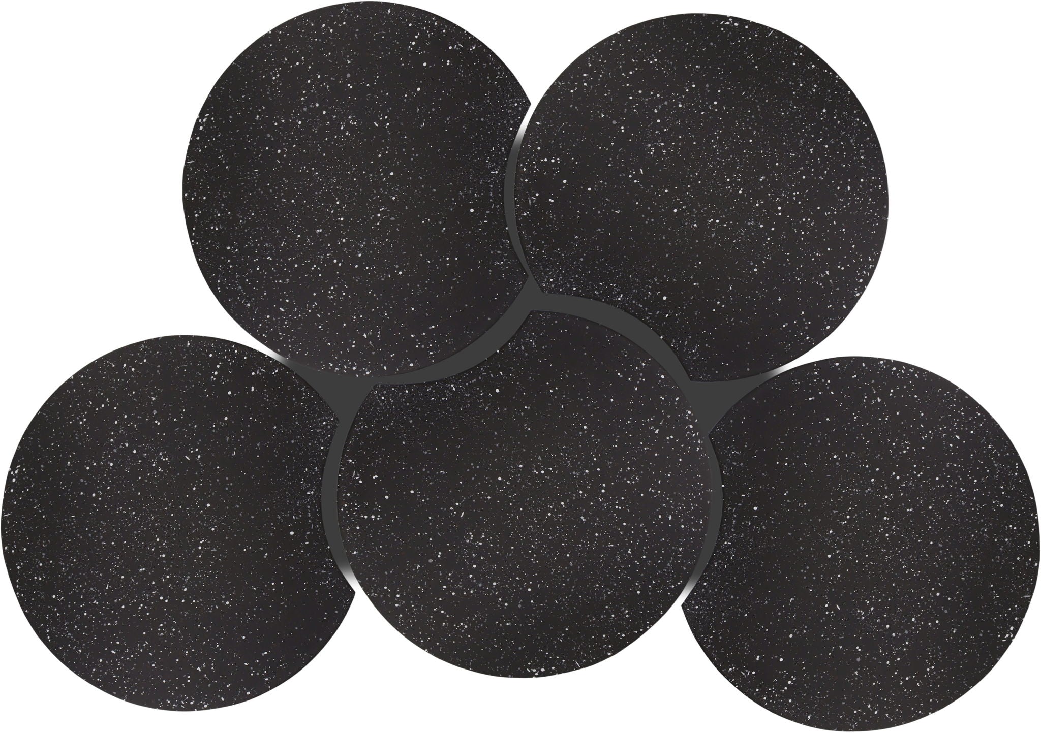Dimple - 20" 5 Piece Modular Coffee Table - Terazzo Finish
